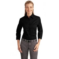 Ladies 3/4 Sleeve Easy Care Shirt